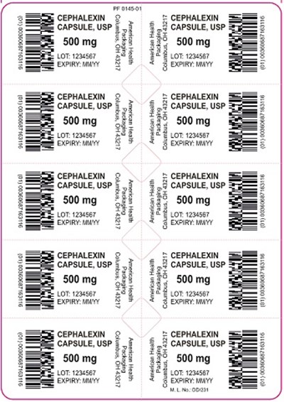500 mg Cephalexin Capsule Blister